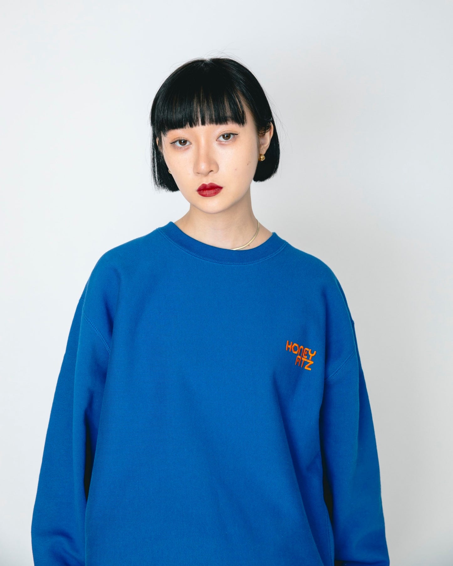 LOGO SWEAT HOF-0011 BLUE