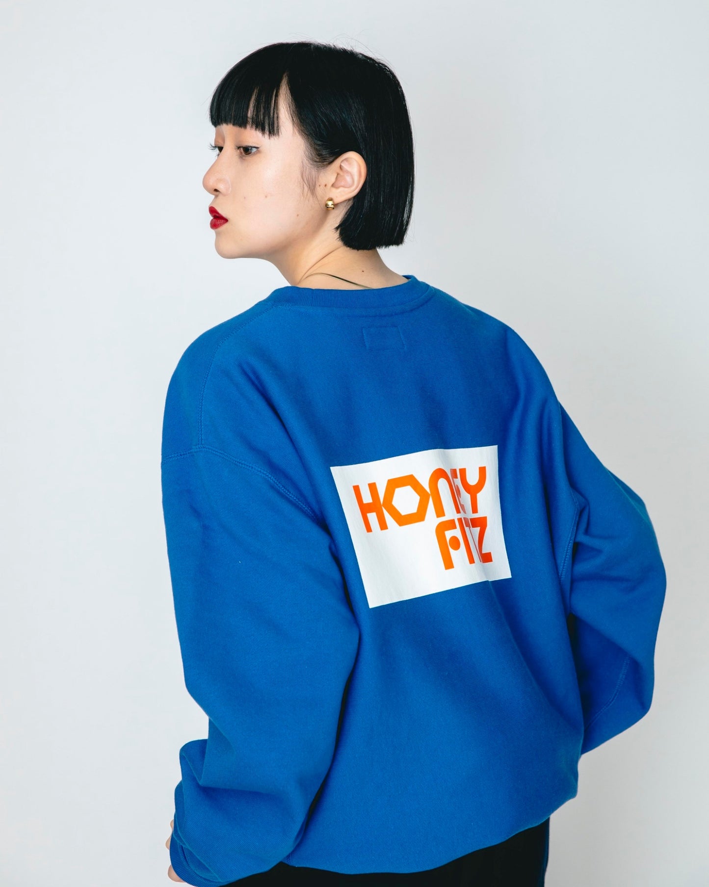 LOGO SWEAT HOF-0011 BLUE