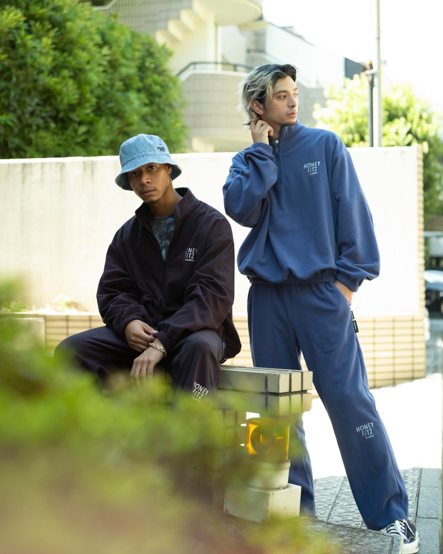 POLARTEC FLEECE SLACKS HOF-0028 BLUE