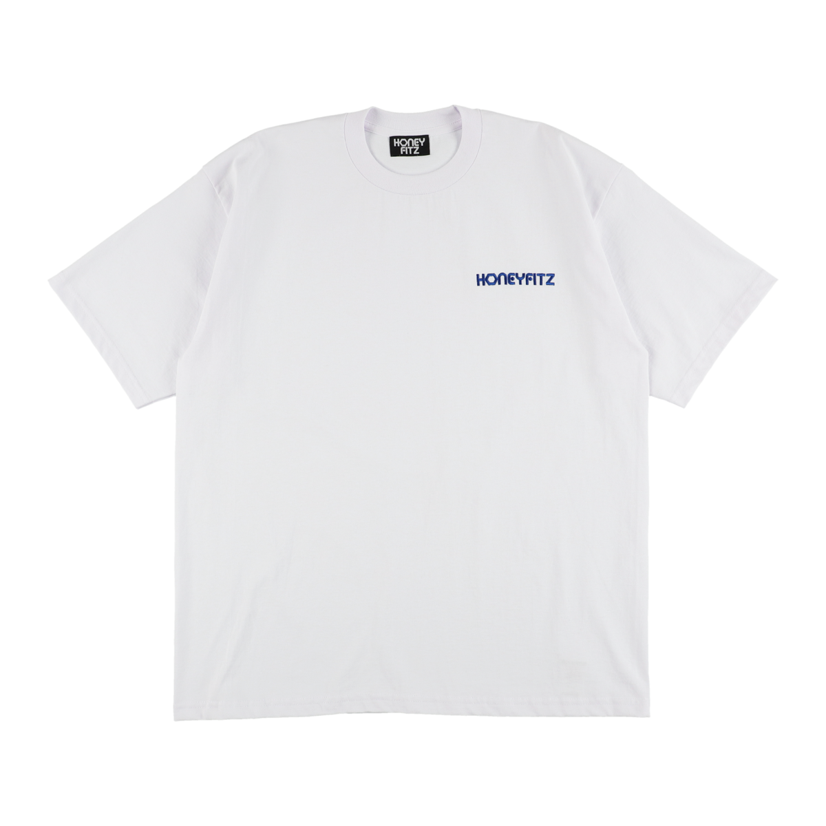 embroidery/LOGO S/ST HOF-0001 WHITE/BLUE