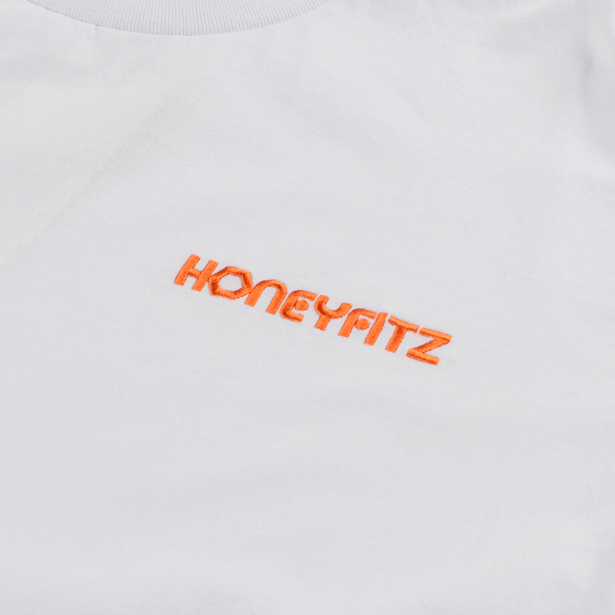 embroidery/LOGO S/ST HOF-0001 WHITE/ORANGE