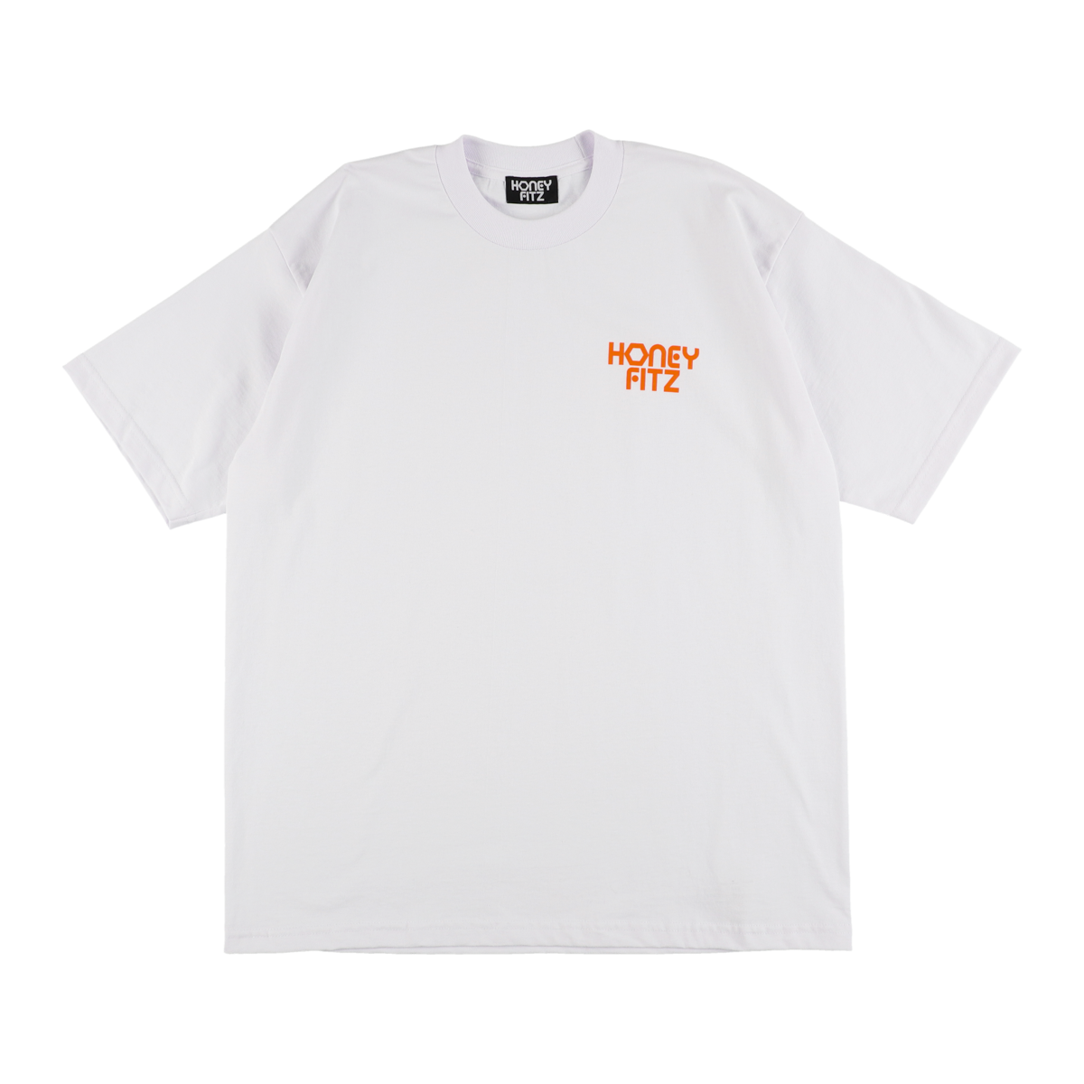 LOGO S/ST HOF-0003 WHITE/ORANGE