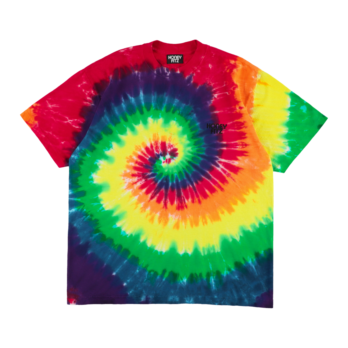LOGO TIE-DYE S/ST HOF-0004 RAINBOW