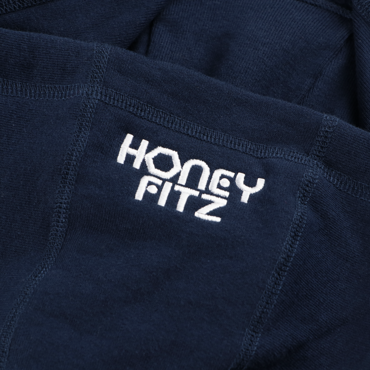 LOGO ZIP HOODIE SWEAT HOF-0007 NAVY