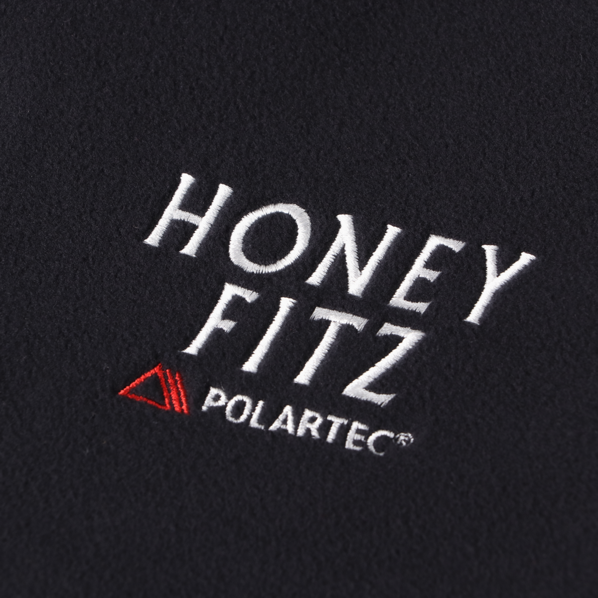 POLARTEC FLEECE HOODIE HOF-0025 BLACK