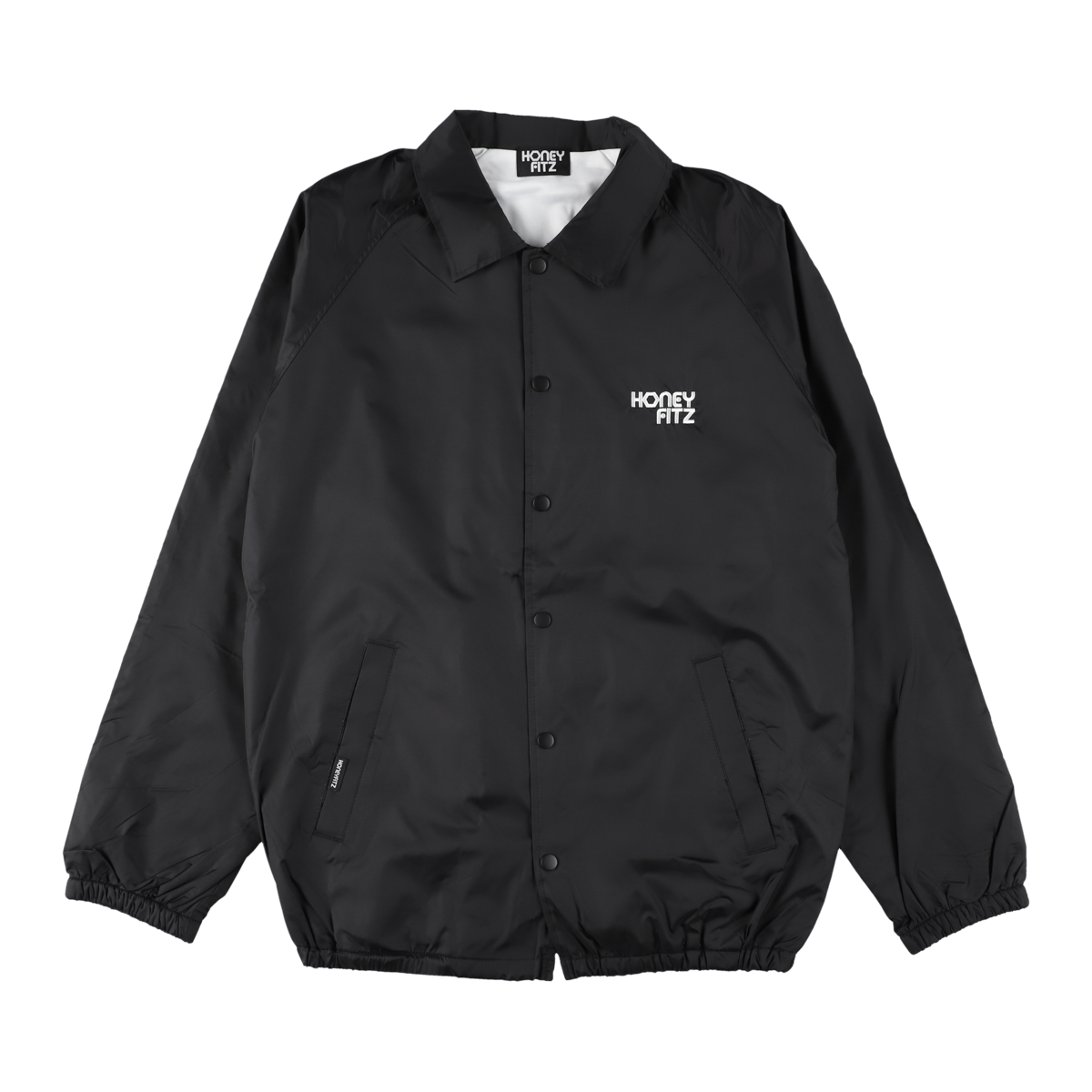 HANDSOME COACH JACKET HOF-0032 BLACK – HONEY FITZ