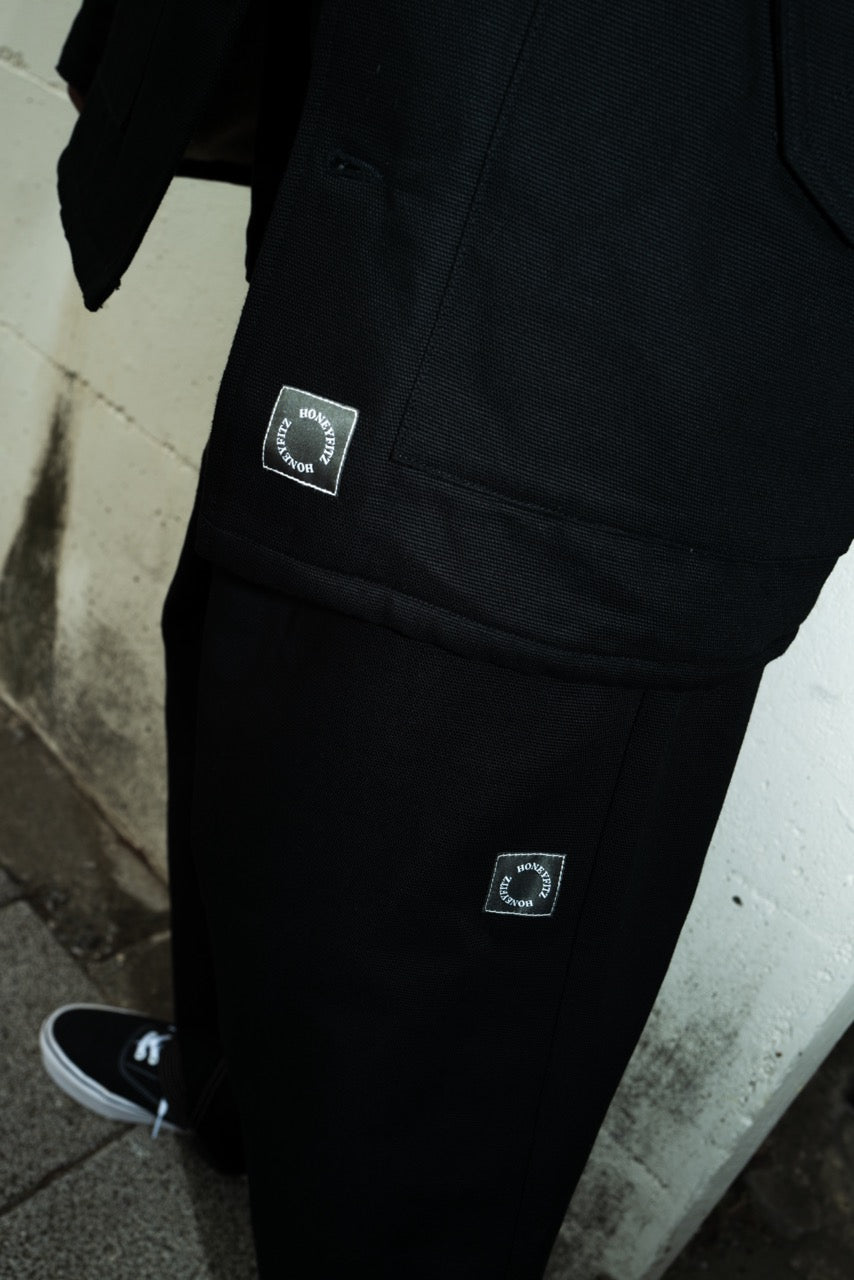 HOF-0029 CANVAS BOA JACKET BLACK