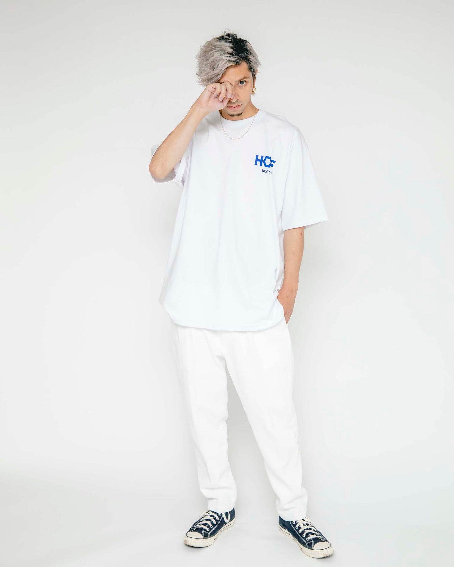 HOF S/ST HOF-0002 WHITE/BLUE