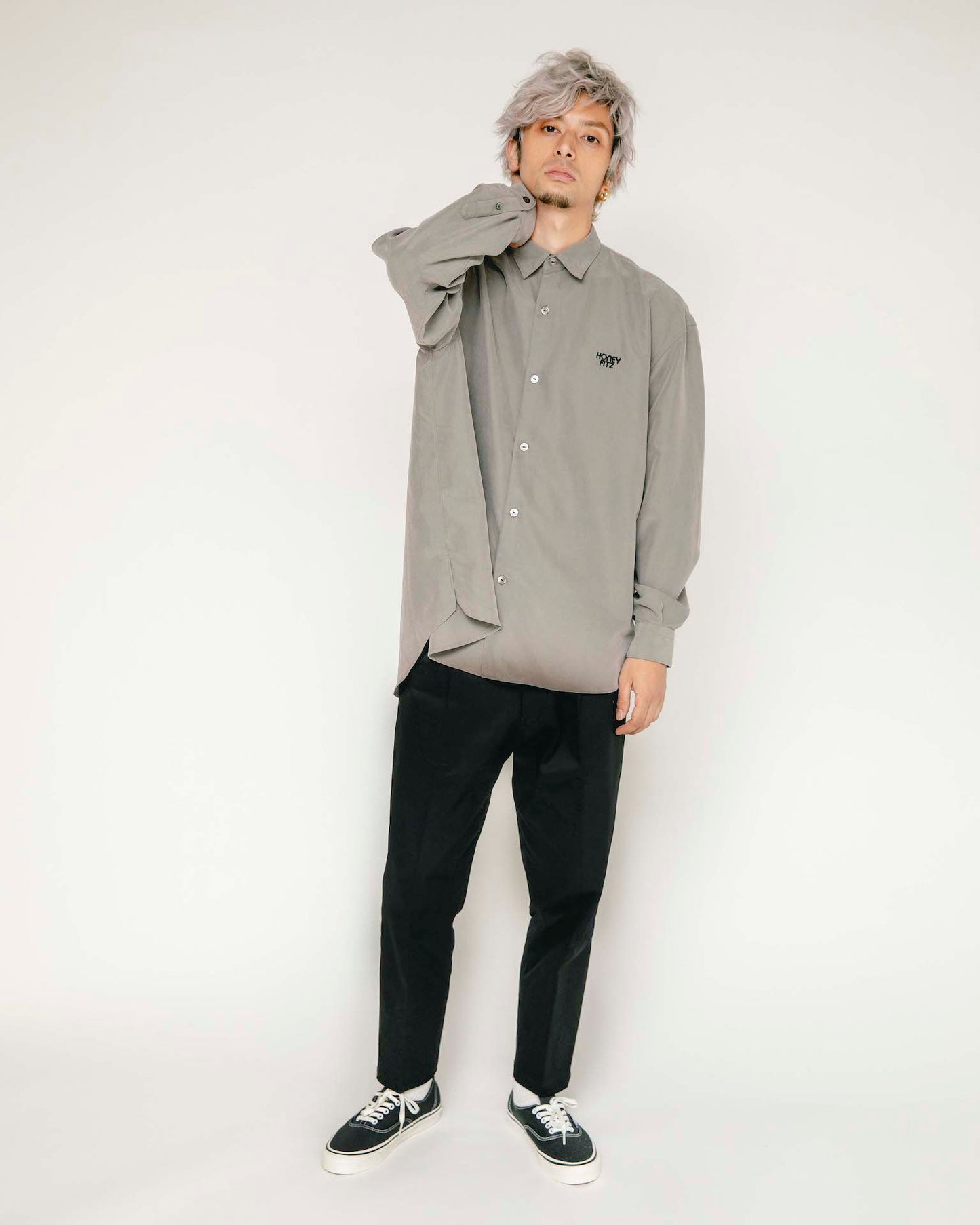 HANDSOME CHINO PANTS HOF-0018 BLACK