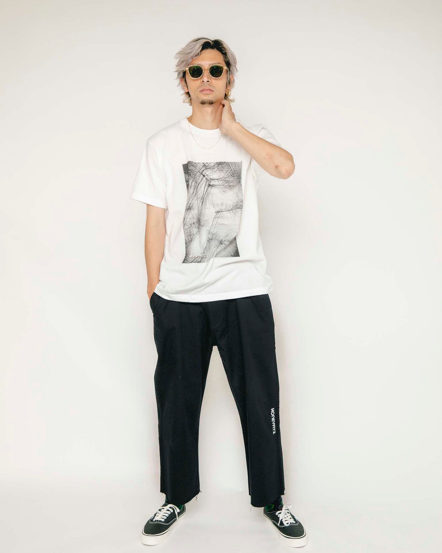 NAOKI ONO PHOTO S/S TEE HOF-0017 WHITE