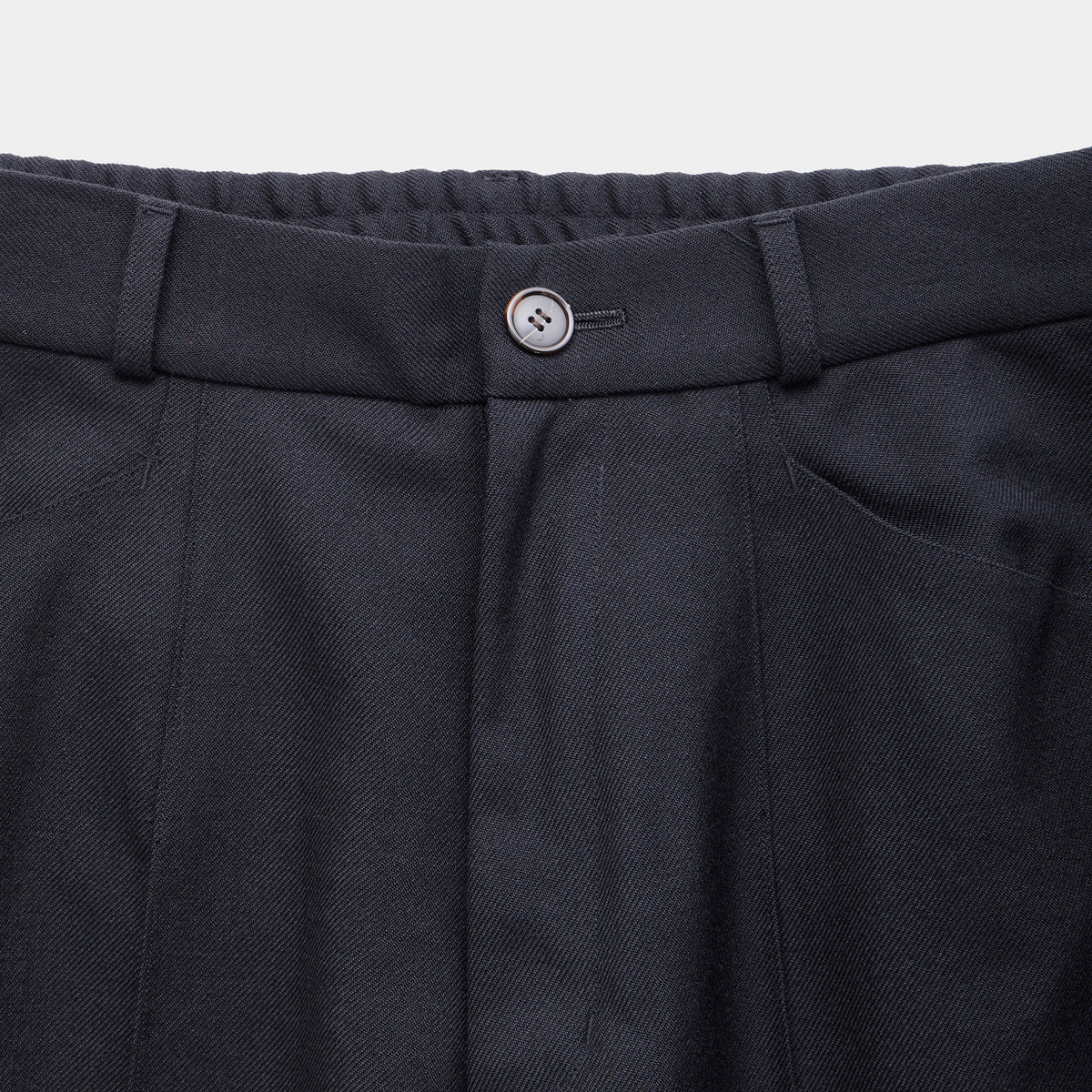 HF WOOL TWILL WIDE PANTS