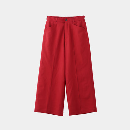 HF WOOL TWILL WIDE PANTS