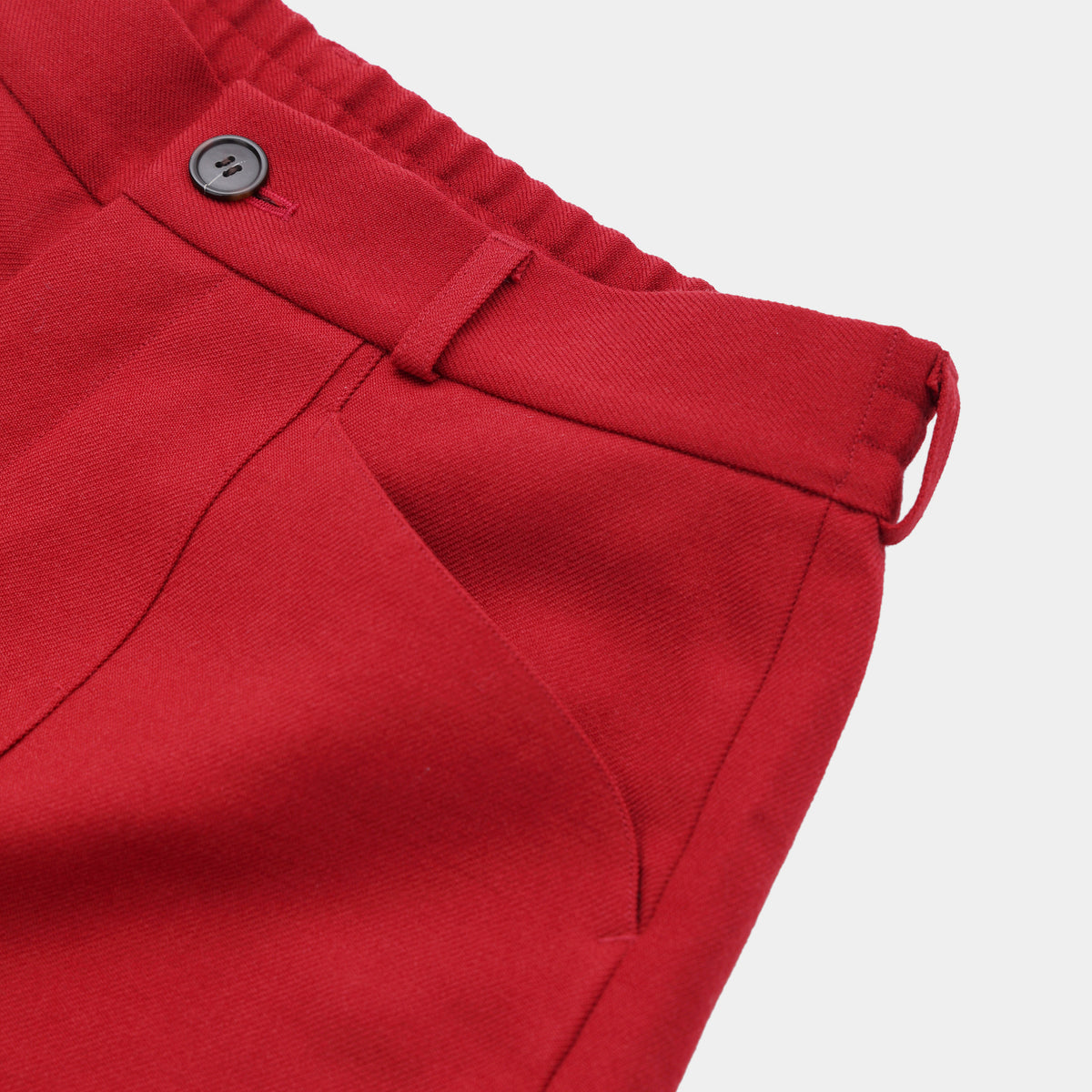HF WOOL TWILL WIDE PANTS