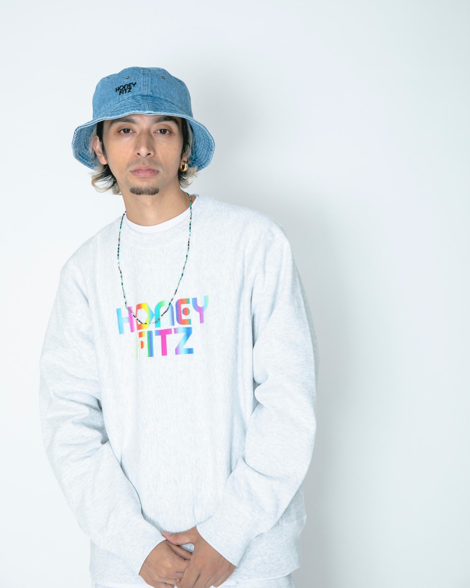 新品 HONEY FITZ LOGO SWEAT クルーネック スウェット - スウェット