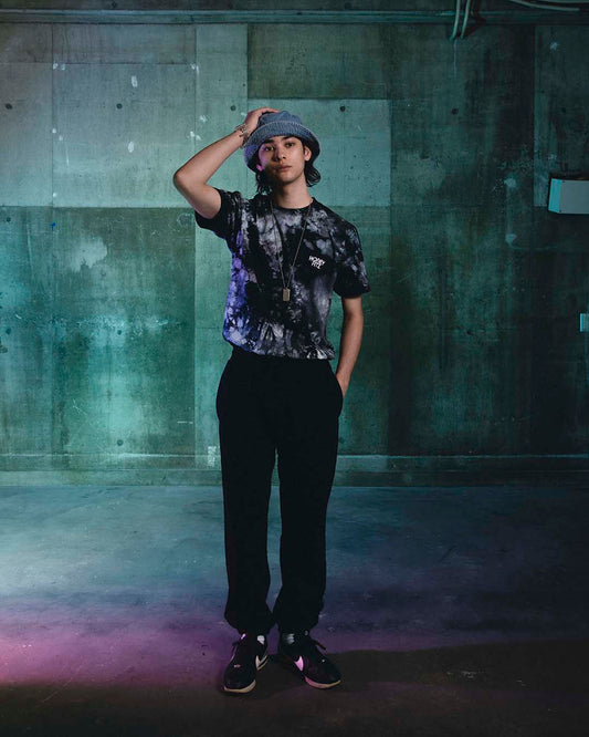 LOGO TIE-DYE S/ST HOF-0004 MILKYWAY